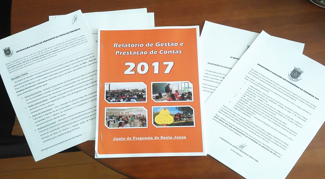 Assembleia de Freguesia aprova o Relatório de Gestão 2017